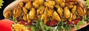 Sandwich chicken curry