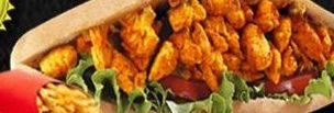 Sandwich chicken paprika